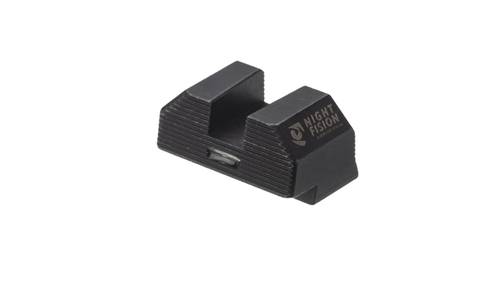 Night Fision Costa Ludus Night Sight Set, Glock 17/19/34, Orange Front, Black, GLK-001-010-OGXG