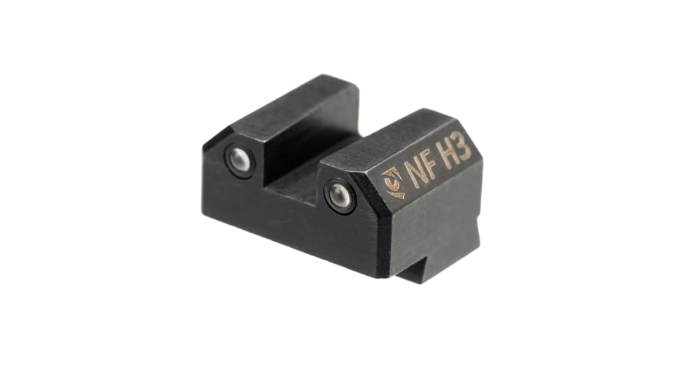 Night Fision Night Sight Set for Canik Mete SF and TP9 Pistols w/ White Front Ring, Black, One Size, CNK-029-003-WGZG
