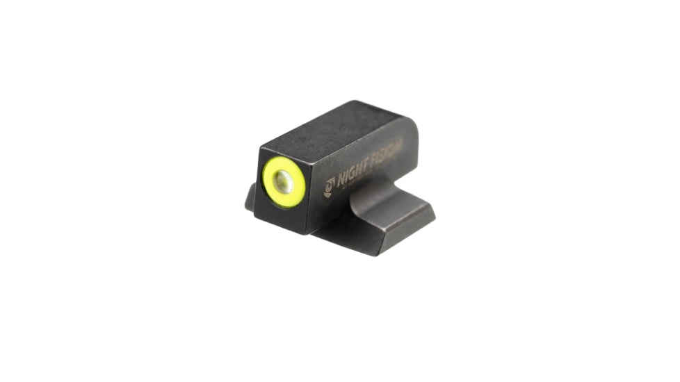 Night Fision Night Sight Set for Canik Mete SF and TP9 Pistols w/ Yellow Front Ring, Black, One Size, CNK-029-003-YGZG