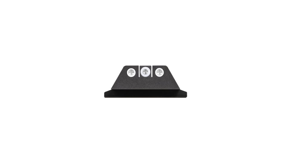 Night Fision Night Sight Set for S&amp;W M&amp;P 2.0 OR and Equalizer w/ White Front Ring, White Rear Rings, Black, One Size, SAW-207-003-WGWG