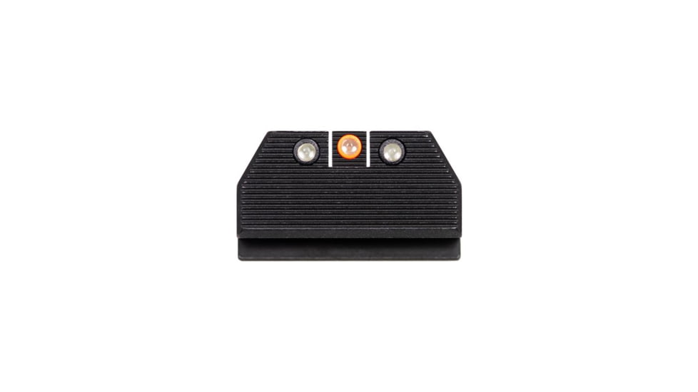 Night Fision Optics Ready Stealth Night Sight Set, CZ P-10 C/F/S, Orange Front, Black, CZU-077-286-355-OGZG