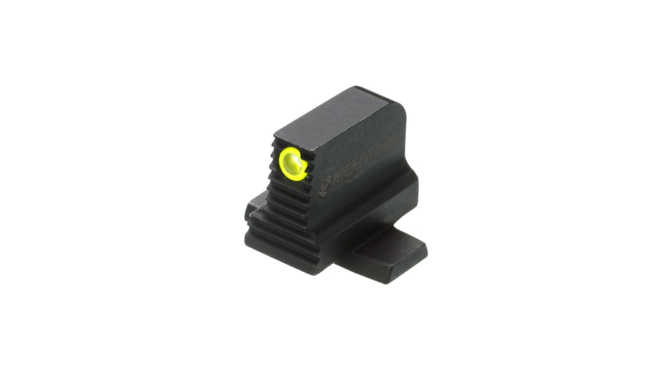 Night Fision Optics Ready Stealth Night Sight Set for Sig P320/RMR/507c/508t/Romeo Pro w/ Yellow Front Ring, Black, One Size, SIG-180-345-332-YGZG