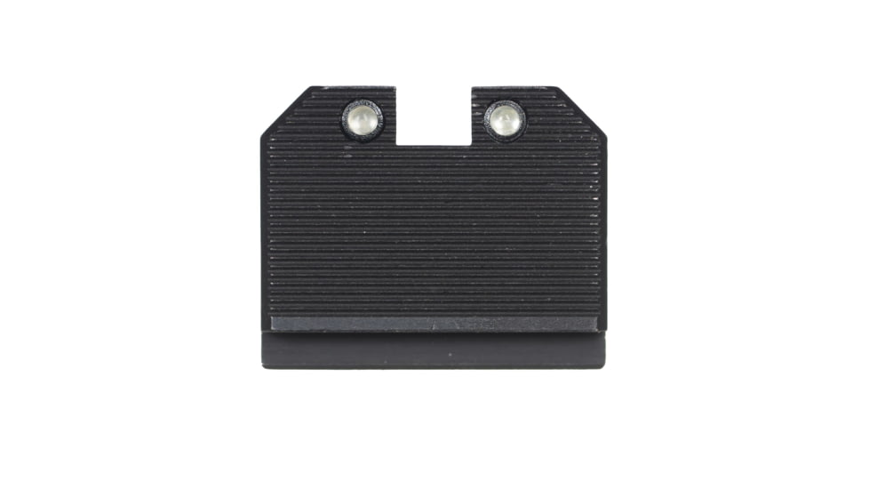 Night Fision Optics Ready Stealth Night Sight Set, Glock 17/19/34 w/ DPP/509t/Romeo Pro, Orange Front, Black, GLK-001-469-494-OGZG