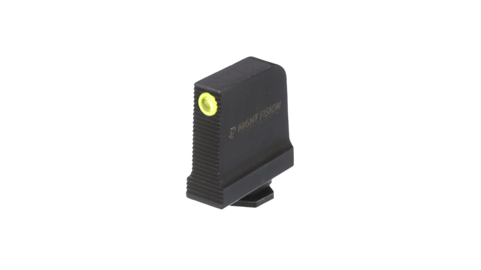 Night Fision Optics Ready Stealth Night Sight Set, Glock 43/43x w/ RMRcc, Yellow Front, Black, GLK-003-465-472-YGZG