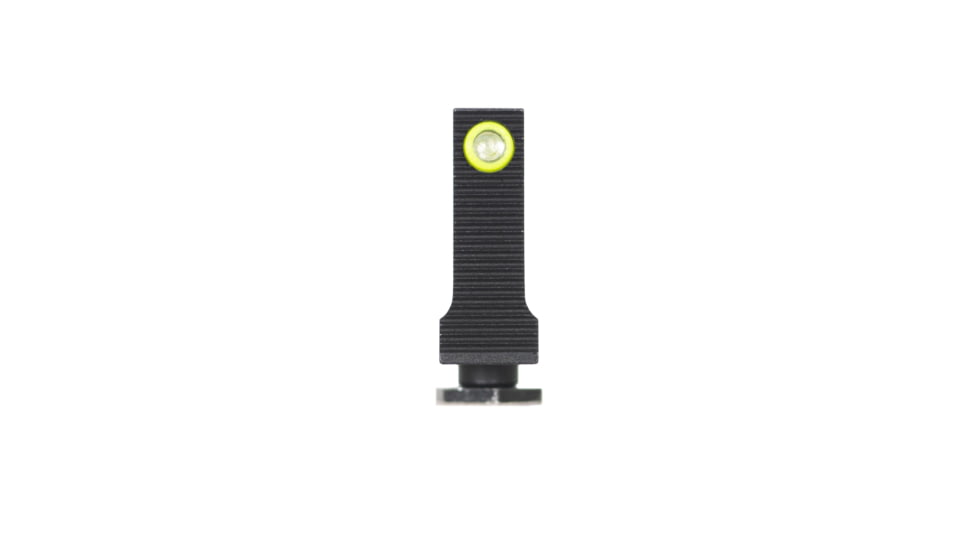 Night Fision Optics Ready Stealth Night Sight Set, Glock 43/43x w/ RMRcc, Yellow Front, Black, GLK-003-465-472-YGZG