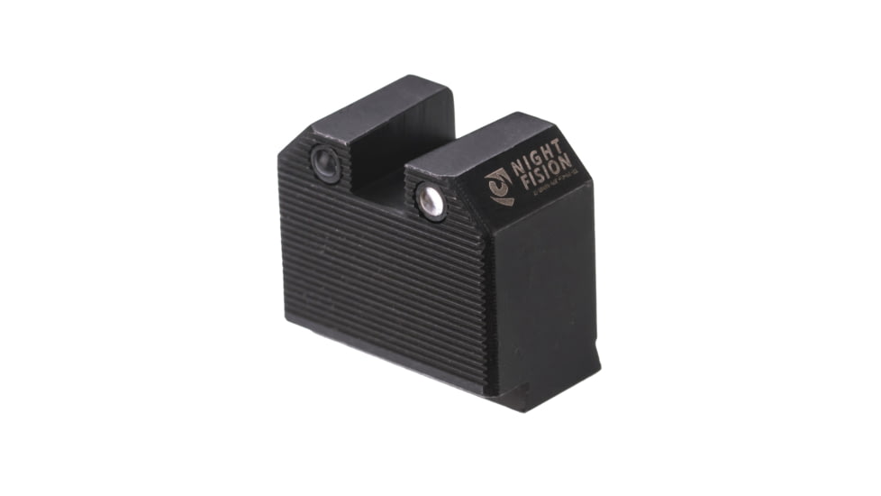 Night Fision Optics Ready Stealth Night Sight Set, Glock 43/43x w/ RMRcc, Yellow Front, Black, GLK-003-465-472-YGZG