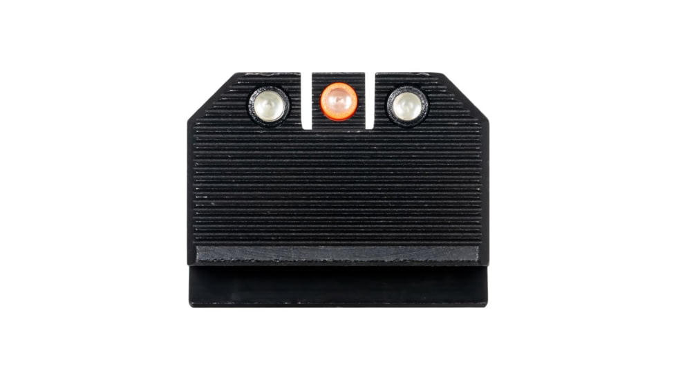 Night Fision Optics Ready Stealth Night Sight Set, S&amp;W M&amp;P w/ RMR/507c/SRO, Orange Front, Black, SAW-205-311-402-OGZG
