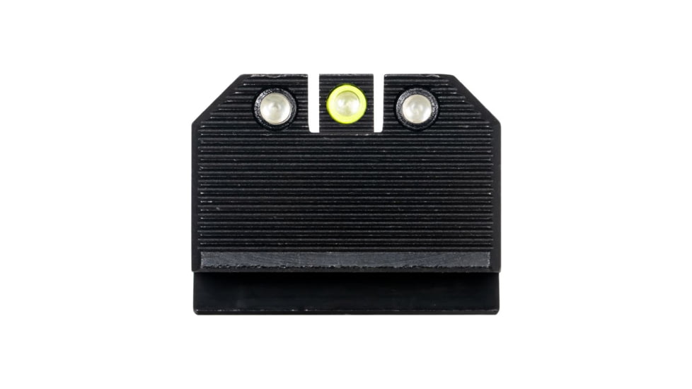 Night Fision Optics Ready Stealth Night Sight Set, S&amp;W M&amp;P w/ RMR/507c/SRO, Yellow Front, Black, SAW-205-311-402-YGZG