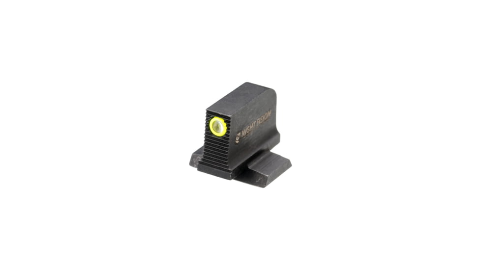 Night Fision Optics Ready Stealth Night Sight Set, S&amp;W M&amp;P w/ RMR/507c/SRO, Yellow Front, Black, SAW-205-311-402-YGZG
