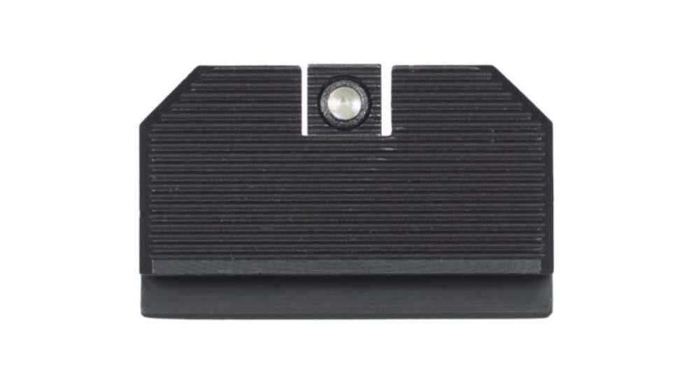 Night Fision Optics Ready Stealth Night Sight Set, Walther PDP, Black Front, Blank Rear, Green Tritium, WAL-277-330-353-ZGZX