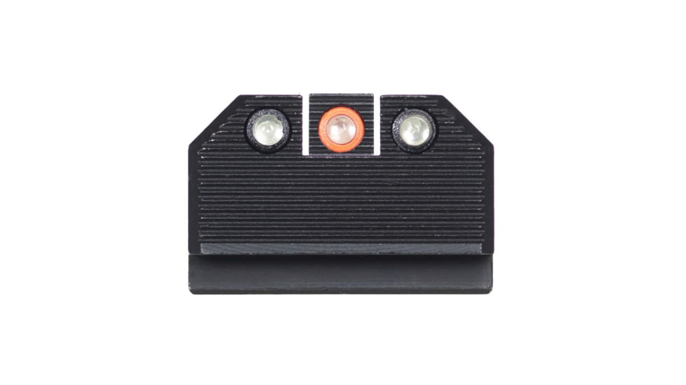 Night Fision Optics Ready Stealth Night Sight Set, Walther PDP/PPQ w/ RMR/507c/508t, Orange Front, Black, WAL-277-290-313-OGZG