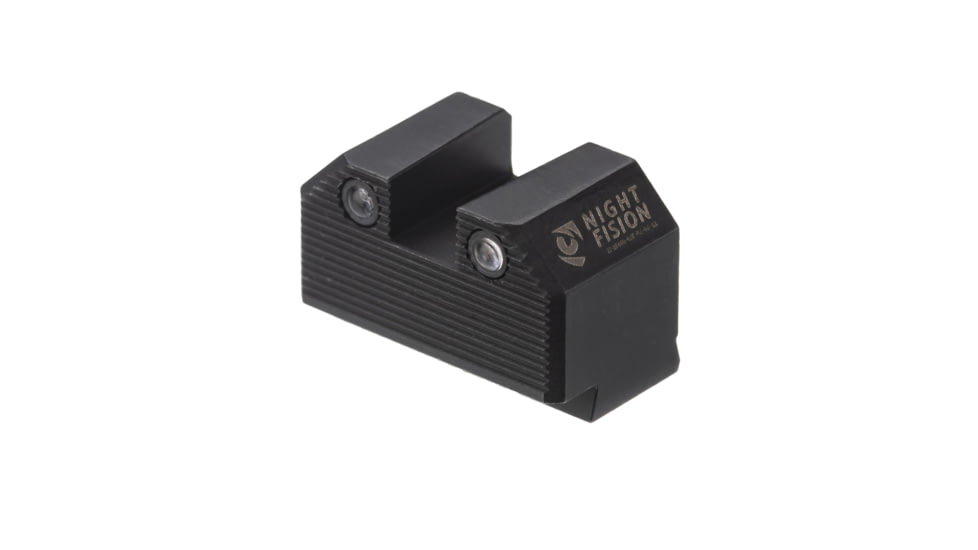 Night Fision Optics Ready Stealth Night Sight Set, Walther PDP/PPQ w/ RMR/507c/508t, Orange Front, Black, WAL-277-290-313-OGZG