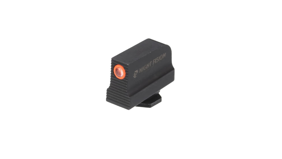 Night Fision Optics Ready Stealth Night Sight Set, Walther PDP/PPQ w/ RMR/507c/508t, Orange Front, Black, WAL-277-290-313-OGZG