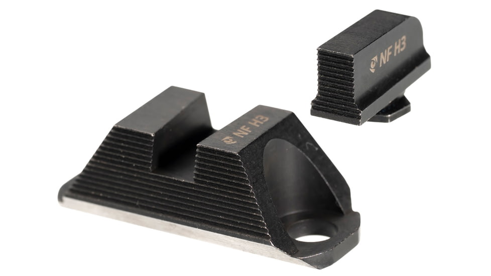 Night Fision Optics Ready Stealth Square-Notch Pistol Night Sight w/ COA Optic