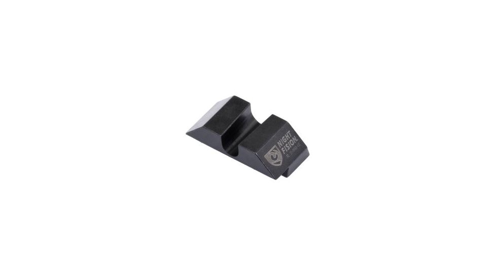 Night Fision Perfect Dot Night Sight Set w/Front, U Rear, Yellow Front w/Green Tritium, Blank Rear, Fits Glock 42/43, GLK-003-014-YGZX