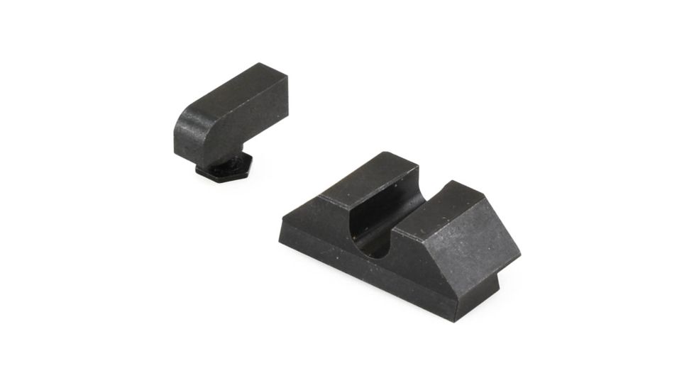 Night Fision Perfect Dot Night Sight Set w/Orange Front, U White Rear, w/Green Tritium, Glock 17/17L/19/22-28/31-35/37-39, GLK-001-007-OGWG
