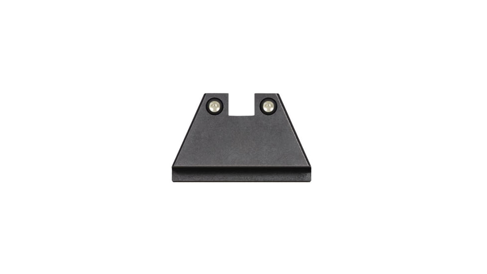 Night Fision Suppressor Height Night Sight Set, Glock 17/19/34, Yellow Front, Black, GLK-004-003-YGZG