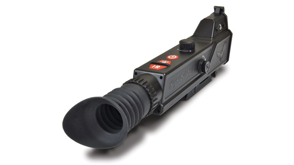 Night Owl Optics Nightshot 3x40mm Digital Night Vision Rifle Scope with IR illuminator, Black, NIGHTSHOT