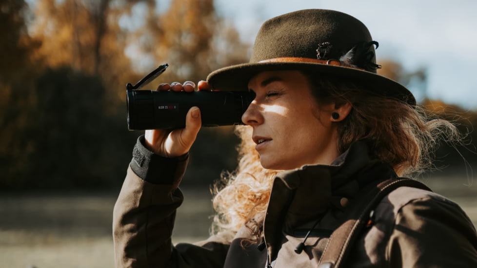 NIGHT PEARL Alor 25 Max II 2-8x25mm Thermal Monocular, 50 Hz, 640x480 px, Black, 2NPALOR25MAXII