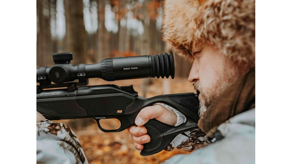 NIGHT PEARL Harpia 50 Max 2.7x50mm 30mm Tube Thermal Rifle Scopes, 50 Hz, 640x512 px, Black, 2NPHARPIA50MAX