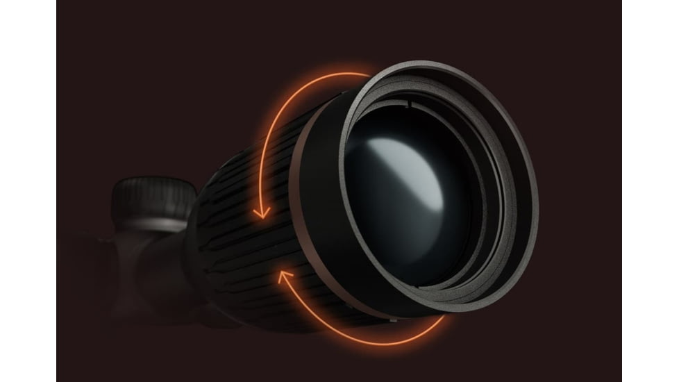 NIGHT PEARL Harpia 50 Max 2.7x50mm 30mm Tube Thermal Rifle Scopes, 50 Hz, 640x512 px, Black, 2NPHARPIA50MAX