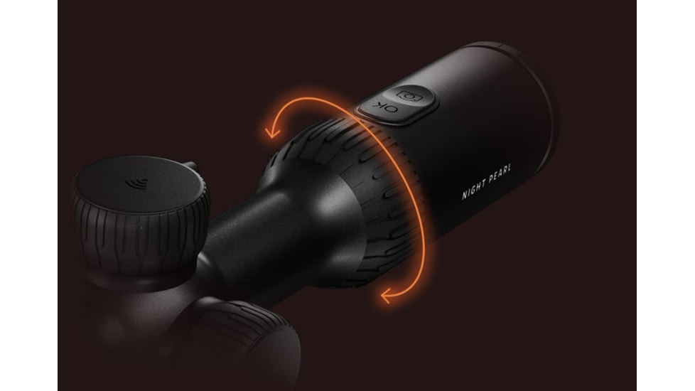 NIGHT PEARL Harpia 50 Max 2.7x50mm 30mm Tube Thermal Rifle Scopes, 50 Hz, 640x512 px, Black, 2NPHARPIA50MAX