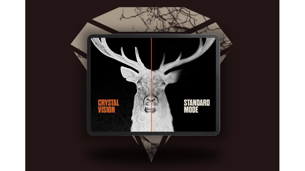 NIGHT PEARL Harpia 50 Max 2.7x50mm 30mm Tube Thermal Rifle Scopes, 50 Hz, 640x512 px, Black, 2NPHARPIA50MAX