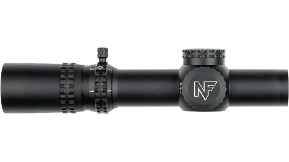 NightForce ATACR 1-8x24 F1 Rifle Scope, .10 Mil-Rad, Capped, PTL, FC-DMx Illuminated, Black, C653