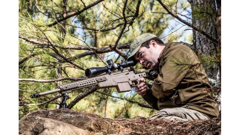 NightForce ATACR 5-25x56mm F1 ZeroStop .1 Mil-Radian DigIllum PTL Mil-R, Black, 34mm C546