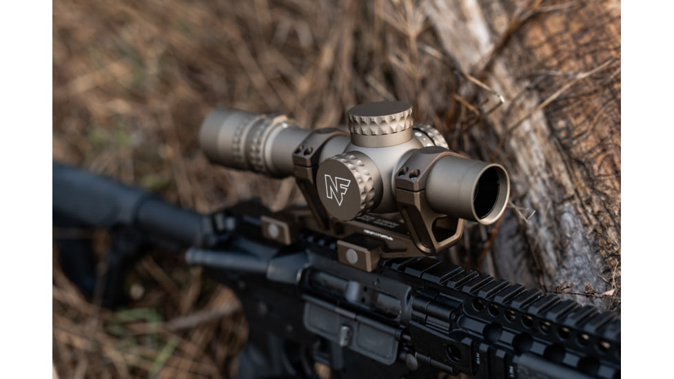 NightForce ATACR Rifle Scope, 1-8x24mm, 34mm Tube, F1/FFP, FC-DMx Reticle, Dark Earth, C672