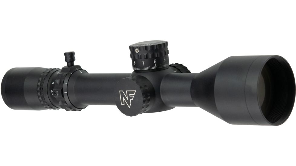 NightForce NX8 Rifle Scope, 2.5-20X50mm, 30mm Tube, First Focal Plane, F1, ZeroStop, .1 Mil-Radian , DigIllum, Mil-XT Reticle, C632