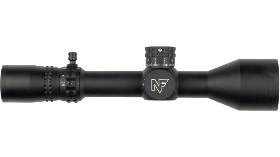 NightForce NX8 Rifle Scope, 2.5-20X50mm, 30mm Tube, First Focal Plane, F1, ZeroStop, .1 Mil-Radian , DigIllum, Mil-XT Reticle, C632