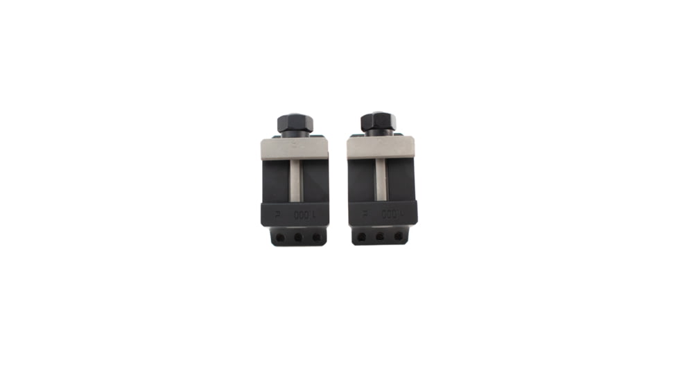 NightForce XTRM Ring Set, 1.00 Medium, 34mm, Ultralite, 6 Bolt, Black, 1, Full-Full-Size, A208
