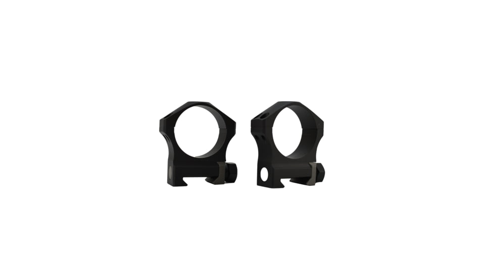 NightForce Ring Set, 1.125 High, 34mm, Ultralite, 4 Bolt, Black, 1.125, Full-Size, A224