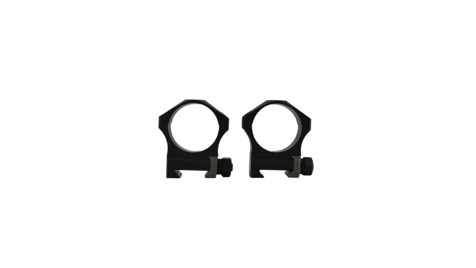 NightForce Ring Set, 1.125 High, 34mm, Ultralite, 4 Bolt, Black, 1.125, Full-Size, A224