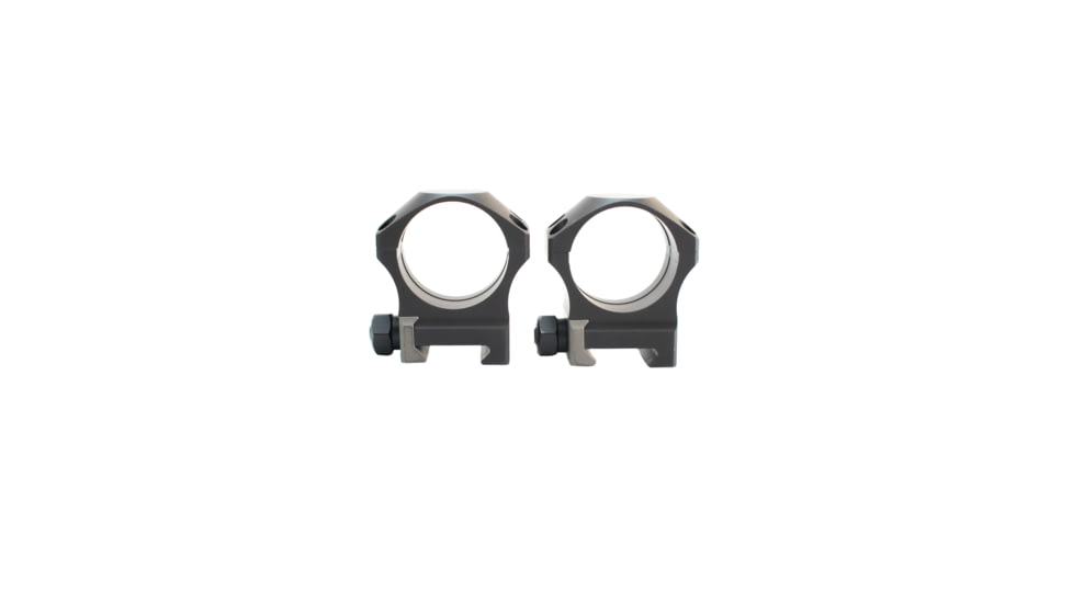 NightForce XTRM Ring Set, 1.125 High, 34mm, Ultralite, 6 Bolt, Black, 1.125, Full-Full-Size, A210