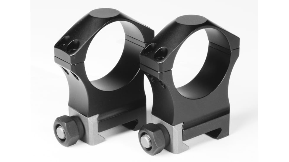 NightForce XTRM Ring Set, 1.50 Extreme, 34mm, Ultralite, 4 Bolt, Black, 1.5, Full-Full-Size, A227