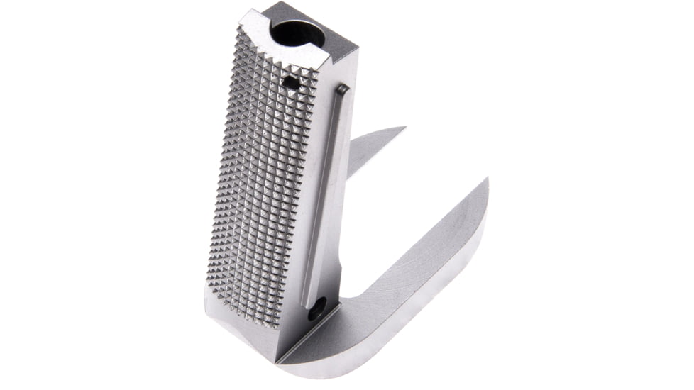 Nighthawk Custom Mainspring Housing and Magwell, One Piece, Gov., 20 LPI Checkering, Fully Machined, Stainless Steel, SP0253