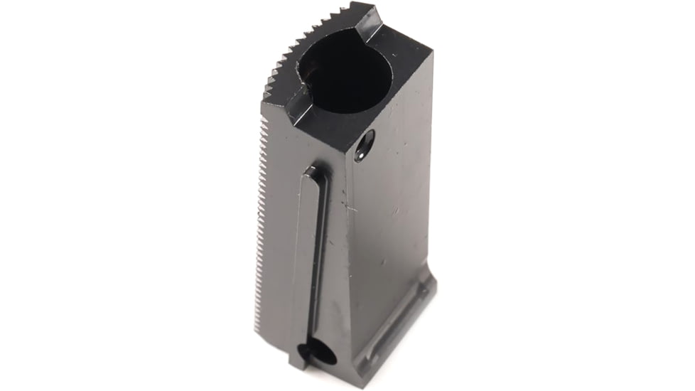 Nighthawk Custom Mainspring Housing, Drop-In, Officer, 25 LPI Checkering, Blued Carbon, No Well Cut, Fully Machined Steel, SDP1042