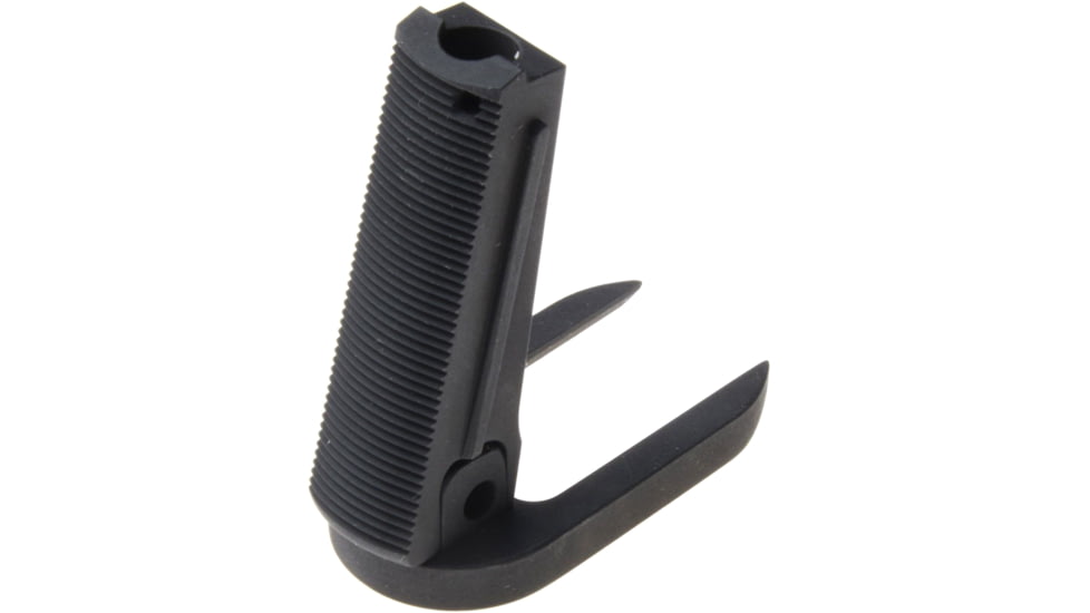 Nighthawk Custom Mainspring Housing, Gov., Flat Serrated w/Mag Well, Carbon, Fully Machined, SP0234