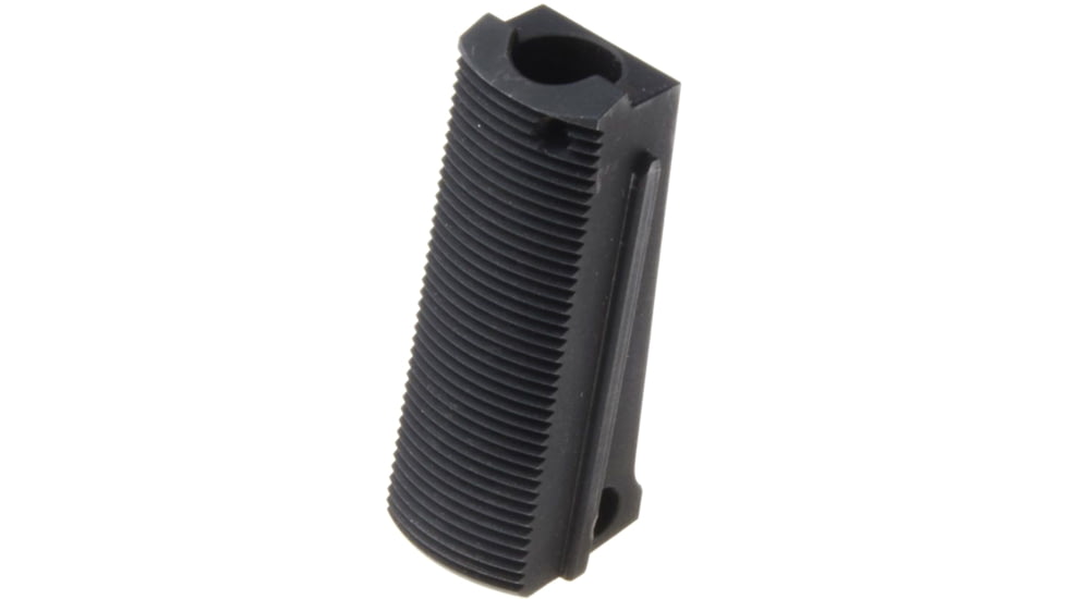 Nighthawk Custom Mainspring Housing, Officer Flat, Serrated w/No Magwell, Carbon, Fully Machined, SP0244
