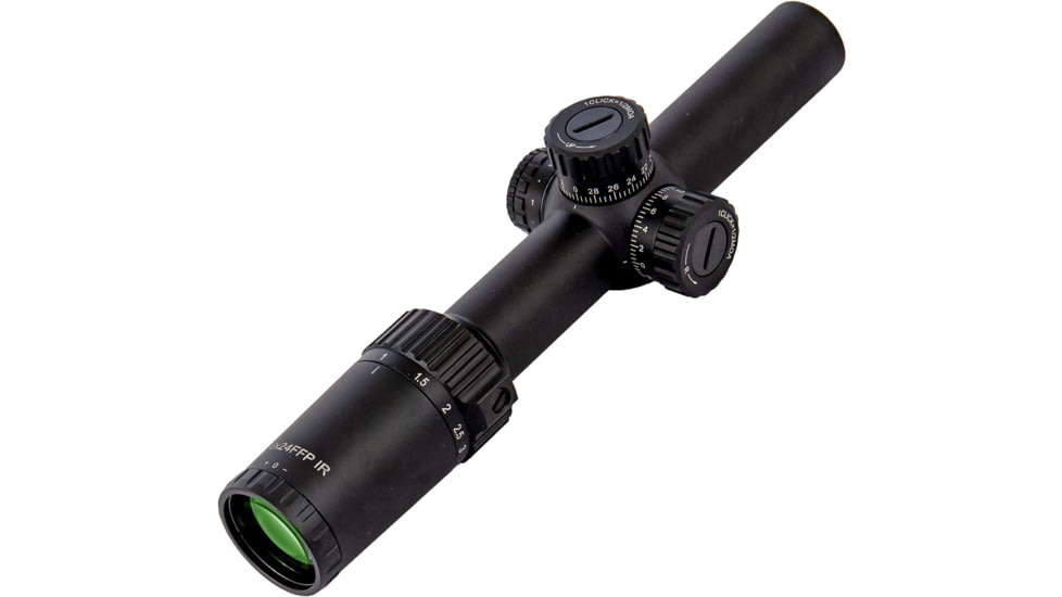NightStar 1-6x24mm 30mm Tube Rifle Scope, First Focal Plane, Illuminated Reticle, Black, NS11038F2
