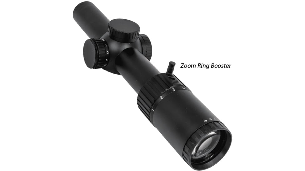 NightStar 1-8x24mm 30mm Tube Rifle Scope, Second Focal Plane, Illuminated Reticle, Black, NS11150R