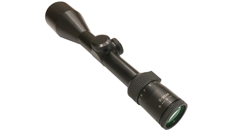 NightStar 3-9x44mm Rifle Scope, 1in Tube, Duplex Reticle, Black, M3944