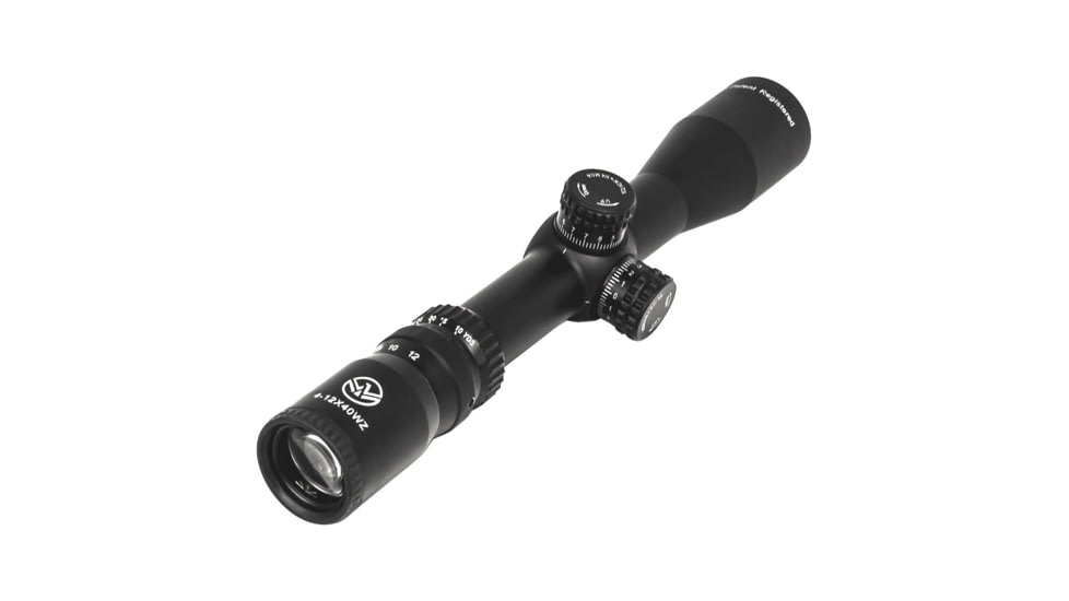 NightStar 4-12x40mm 30mm Tube Rifle Scope, Second Focal Plane, Black, NS11151