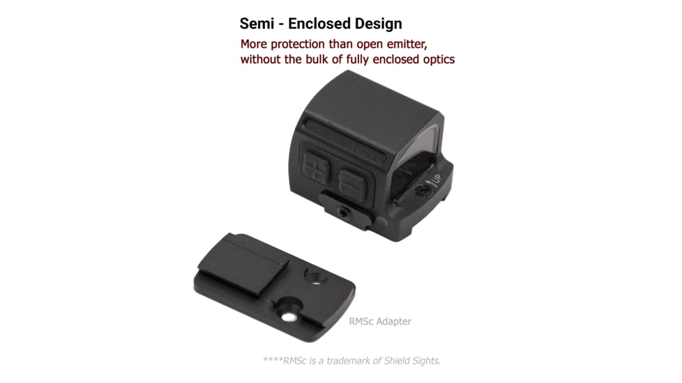 NightStar PT17MR Reflex Red Dot Sight, 1x17mm, 0.86x0.67in, 3 MOA Dot, Circle Dot, Circle, Black, PT17MR