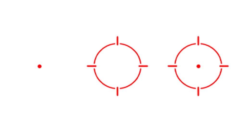 NightStar PR17R Micro 1x22-17mm Reflex Sights With Long Battery Life, Red Variable Reticle