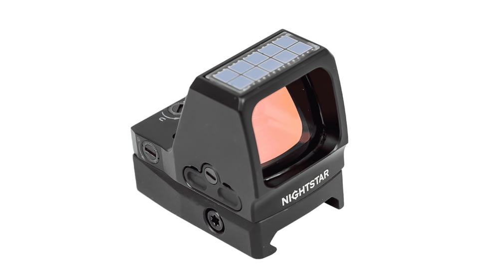 NightStar PR24S Solar Reflex Red Dot Sight, 1x0.79x0.94mm, 3 MOA Dot, Black, NS15245