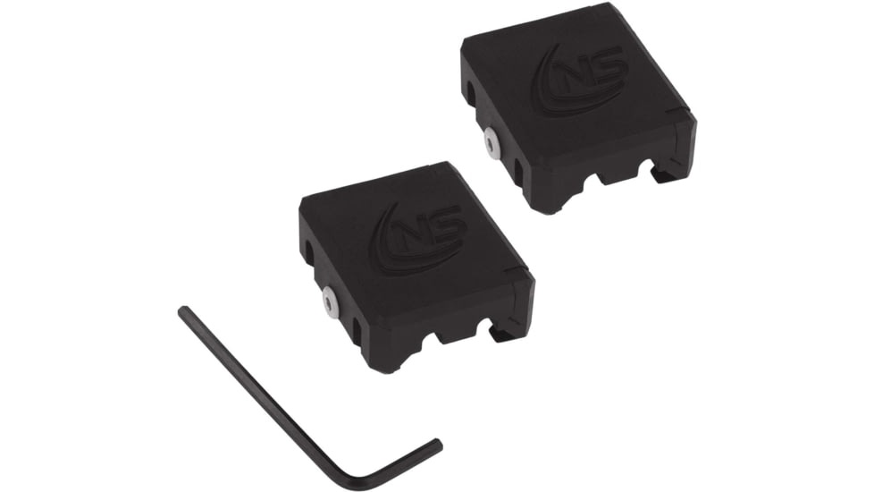 Nightstick 2 Picatinny Rail Wire Management Clamps, Black, NS-WM1