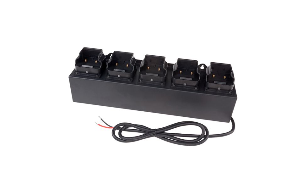 Nightstick 5-Bank DC Powered Charger - 5566/68 INTRANT Angle Lights, Black, 5568-CHGRDC5